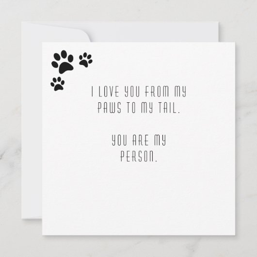 カワイトボクサーワンピーハッピーバースデードッグ 案内状 (裏面)