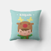 カワイトボーイトナイヤーハットクリスマスルームデコール クッション (裏面)