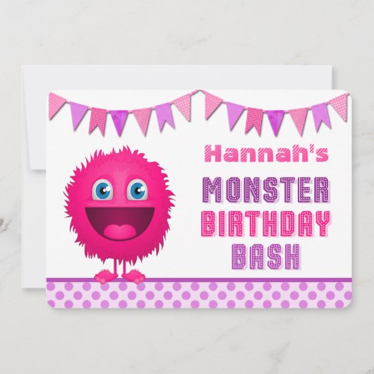 カワイトモガーリーンスター誕生日バッシュ 招待状 (正面)