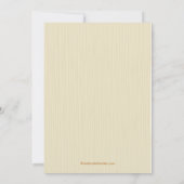 カワイトモダンラブバードブライダルシャワー招待状 招待状 (裏面)