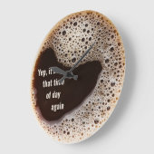 カワイトモーニングコーヒー  ラージ壁時計 (傾斜)