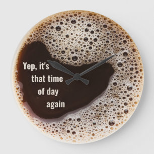 カワイトモーニングコーヒー ラージ壁時計