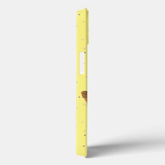 カワイトヨークシャーテリアドッグネームシックイエローグラムテリア Case-Mate iPhoneケース (裏面 / 右)