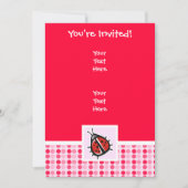 カワイトラディバグ 招待状 (正面)