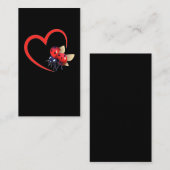 カワイトラディビートルハートラディブグ 名刺 (正面/裏面)