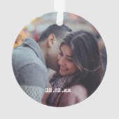 カワイトラバーズフォトホリデーズオーナメントデコレーション オーナメント (裏面)