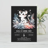 カワイトラモダン誕生日 招待状 (スタンド正面)