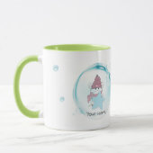 カワイトリトルハムスター「心配なしでもっと生きる」 マグカップ (左)