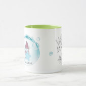 カワイトリトルハムスター「心配なしでもっと生きる」 マグカップ (中央)