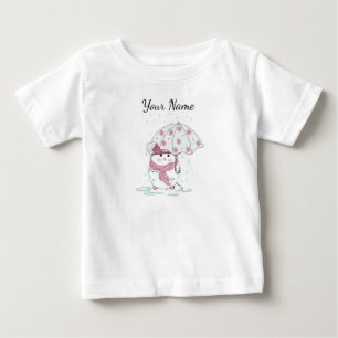 カワイトリトルハムスパーソナライズされたター ベビーTシャツ