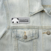 カワイトリトルパンダベアパーソナライズされた&ネーム 名札 (インサイチュ)