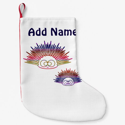 カワイトレインボーウーチンズ スモールクリスマスストッキング (正面)