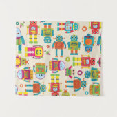 カワイトロブを使ったシームレスなタイル化が可能な背景パターン タペストリー (正面(横))