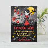 カワイトヴァンパイアガールアンドキャッスルハロウィーン サンキューカード (スタンド正面)