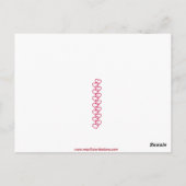 カワイトヴィンテージアイスクリームコーンバレンタインはがき ポストカード (裏面)