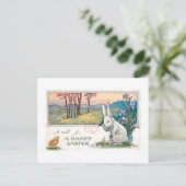 カワイトヴィンテージイースターバニー ポストカード (スタンド正面)