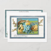 カワイトヴィンテージイースタ忘れーヒック&ミーノッツ ポストカード (正面/裏面)