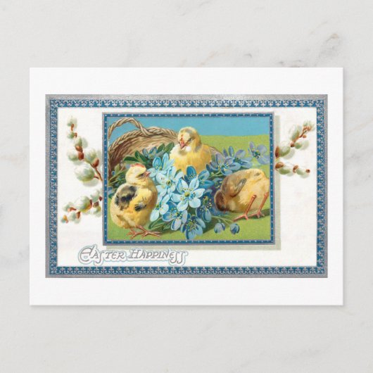 カワイトヴィンテージイースタ忘れーヒック&ミーノッツ ポストカード (正面)