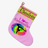 カワイト体パーソナライズされた操クリスマスストッキング ラージクリスマスストッキング (正面 (吊り時))