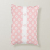 カワイト小さな女の子ハムスターピンクアクセント枕 アクセントクッション (裏面(縦))