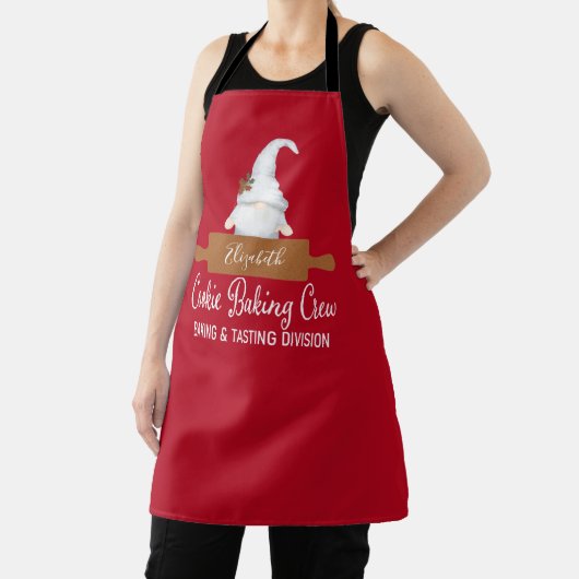 カワイト格言クッキーベーキングクルークリスマスエプロン エプロン (インサイチュ)