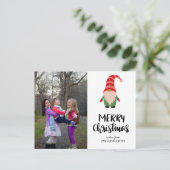 カワイト格言メリークリスマス脚本家の写真 シーズンポストカード (スタンド正面)