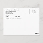 カワイト検眼試験アポイントメント ポストカード (裏面)