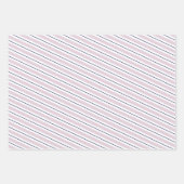 カワイト赤面ピンクタイポグラフィハートバレンタインラップ ラッピングペーパーシート (正面3)