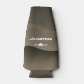 カワイト迷彩柄デザインモダン名前をカスタムする ボトルクーラー (正面)