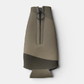 カワイト迷彩柄デザインモダン名前をカスタムする ボトルクーラー (裏面)