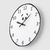 カワイト&ブエレガントラックパンダ |壁掛け時計 ラージ壁時計 (傾斜)