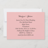 カワイト・ブライド・アンド・グルーム・スコッティ結婚ッシュテーマ 招待状 (裏面)