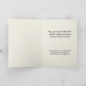 カワイドッグスクリスマスフォールディングホリデーカード シーズンカード (内部)