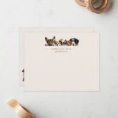 カワイドッグスグルーミングサービス ノートカード (正面/裏面インサイチュ)