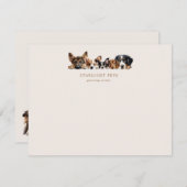 カワイドッグスグルーミングサービス ノートカード (正面/裏面)