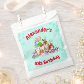 カワイドッグス誕生祝いレッツポーティ フェイバーバッグ (クリップ留めされた状態)