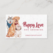 カワイドッグトリマーウォーカー 名刺 (正面)