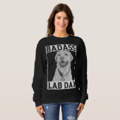 カワイドッグラブラドールパパ スウェットシャツ (正面フル)