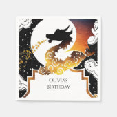 カワイドラゴンお洒落誕生日 スタンダードカクテルナプキン (正面)