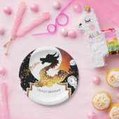 カワイドラゴンお洒落誕生日 ペーパープレート (パーティー)