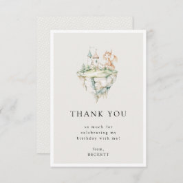 カワイドラゴンテーマ誕生会 サンキューカード