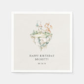 カワイドラゴンテーマ誕生会 スタンダードカクテルナプキン (正面)