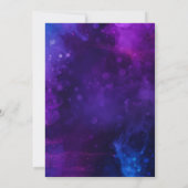 カワイドラゴンファンタジーダークブルー誕生日パーティー 招待状 (裏面)