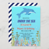 カワイドルフィン誕生日シャワーテーマ シーズンカード (正面/裏面)