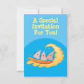 カワイナチョスコーンチップスサーフィンパーティの招待状 招待状 (裏面)