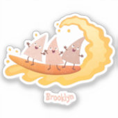 カワイナチョスコーンチップスサーフィン シール (正面)