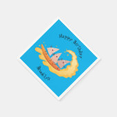 カワイナチョスコーンチップスサーフィン スタンダードカクテルナプキン (角)