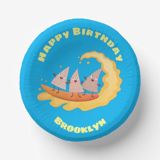 カワイナチョスコーンチップスサーフィン ペーパーボウル (正面)