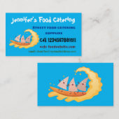 カワイナチョスコーンチップスサーフィン 名刺 (正面/裏面)