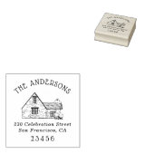 カワイハウス |ファミリカスタムー名と差出人住所 ラバースタンプ (押印)